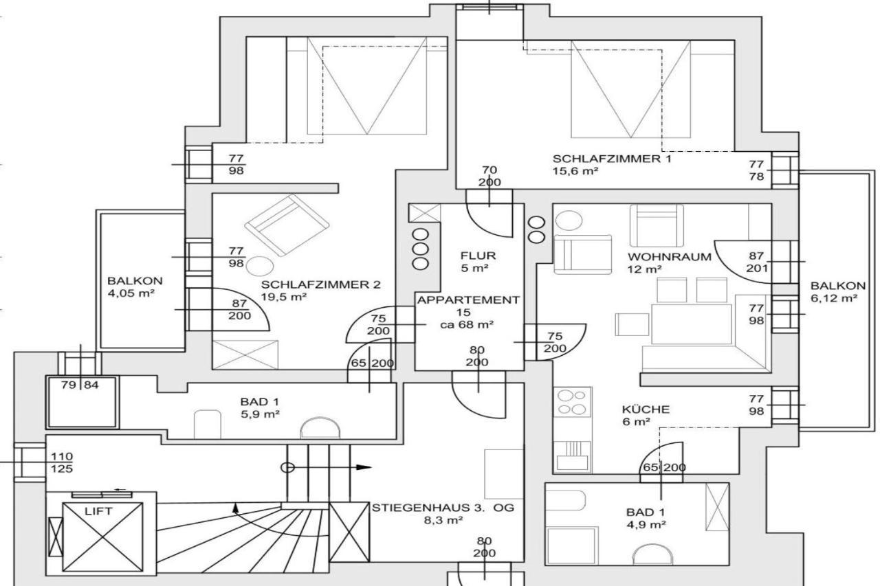 Pension Appartements Gabriele Bad Gastein Exterior photo